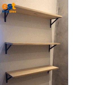 Repisa de melamina con soportes metalicos funcional–TLS–3371