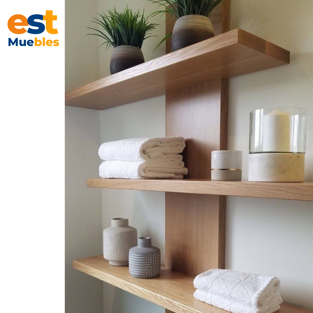 Estantes flotantes para decoraciones minimalista–TLS–3375