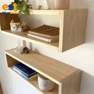 Repisa de pared tipo caja para decoraciones elegante–TLS–3377