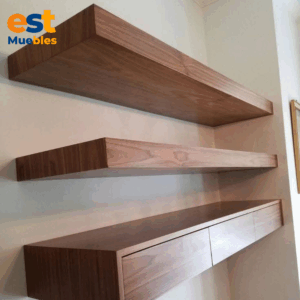 Estante flotante con cajón de melamina funcional–TLS–3381
