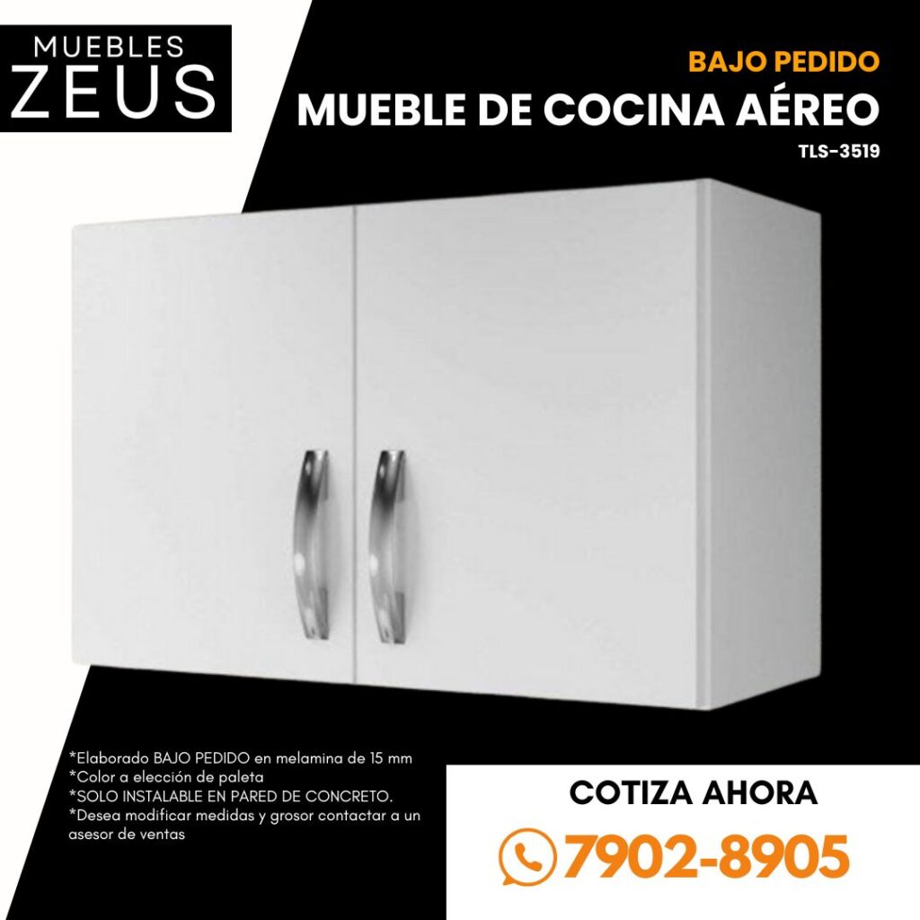 Muebles de cocina aéreos: funcionalidad y estilo que hacen la diferencia
