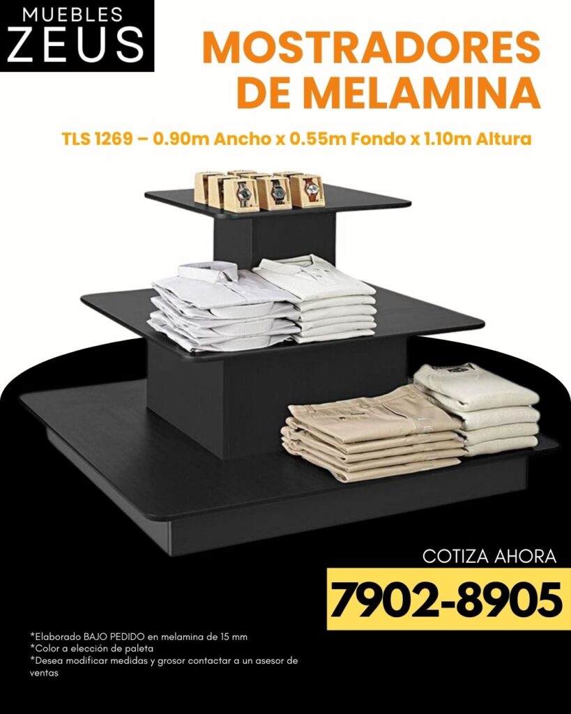  Mostradores de melamina: el primer impacto que convierte miradas en ventas