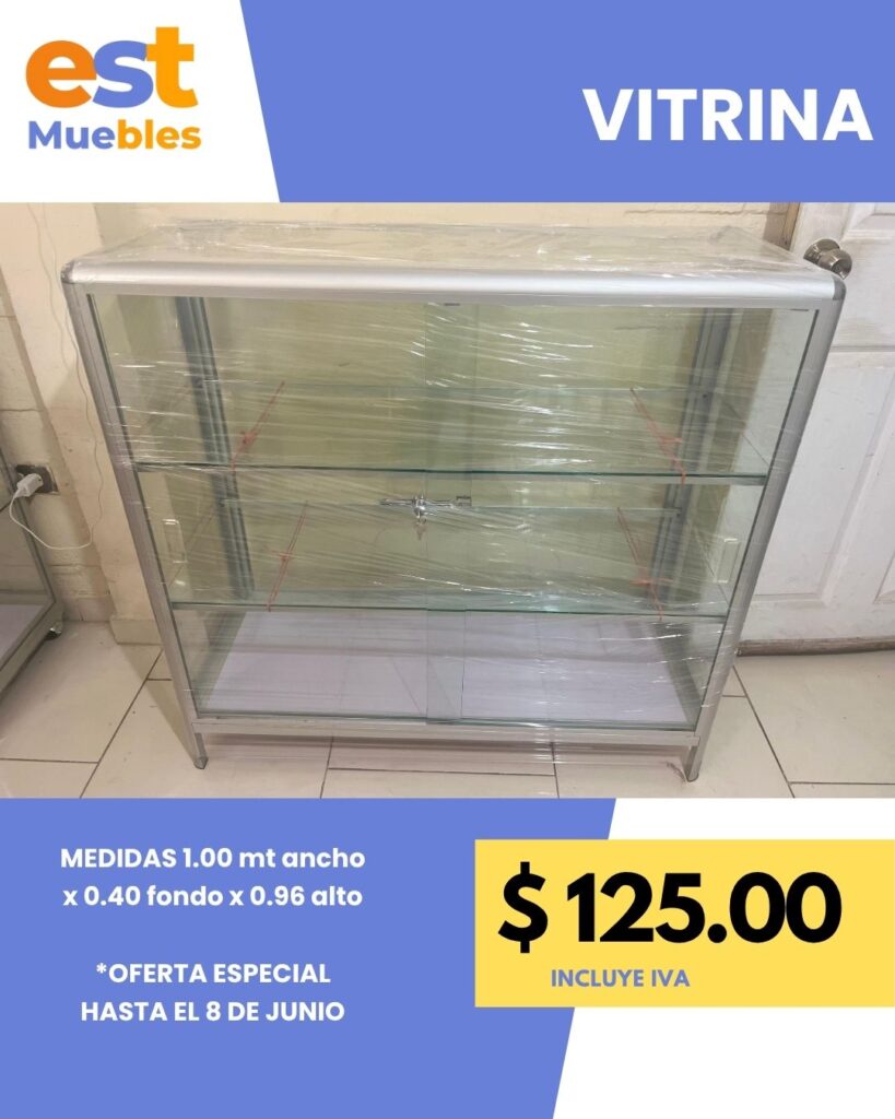 Vitrinas para negocios: Exponé, protegé y vendé más