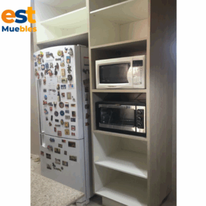 Pantry hecho de melamina para cocina-TLS-3584