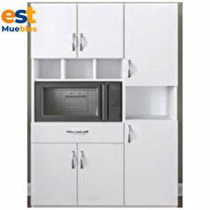 Elegante pantry para cocina color blanco-TLS-3585
