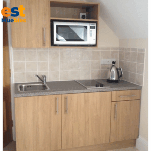 Pantry en melamina de 2 piezas para cocina-TLS-3597
