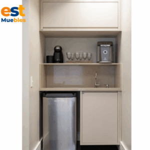 Pantry estetico en melamina para cocina-TLS-3609
