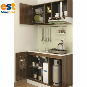 Pantry de 2 piezas color cafe-TLS-3623