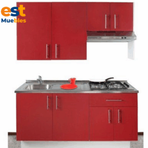 Pantry color rojo de 2 piezas-TLS-3626