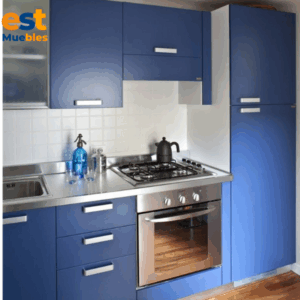 Pantry de 2 piezas color azul-TLS-3631