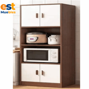 Pantry para cocina blanco y cafe-TLS-3501