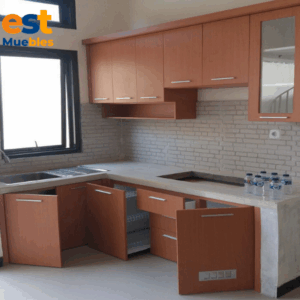 Pantry y mesada con diseño elegante–TLS–3675