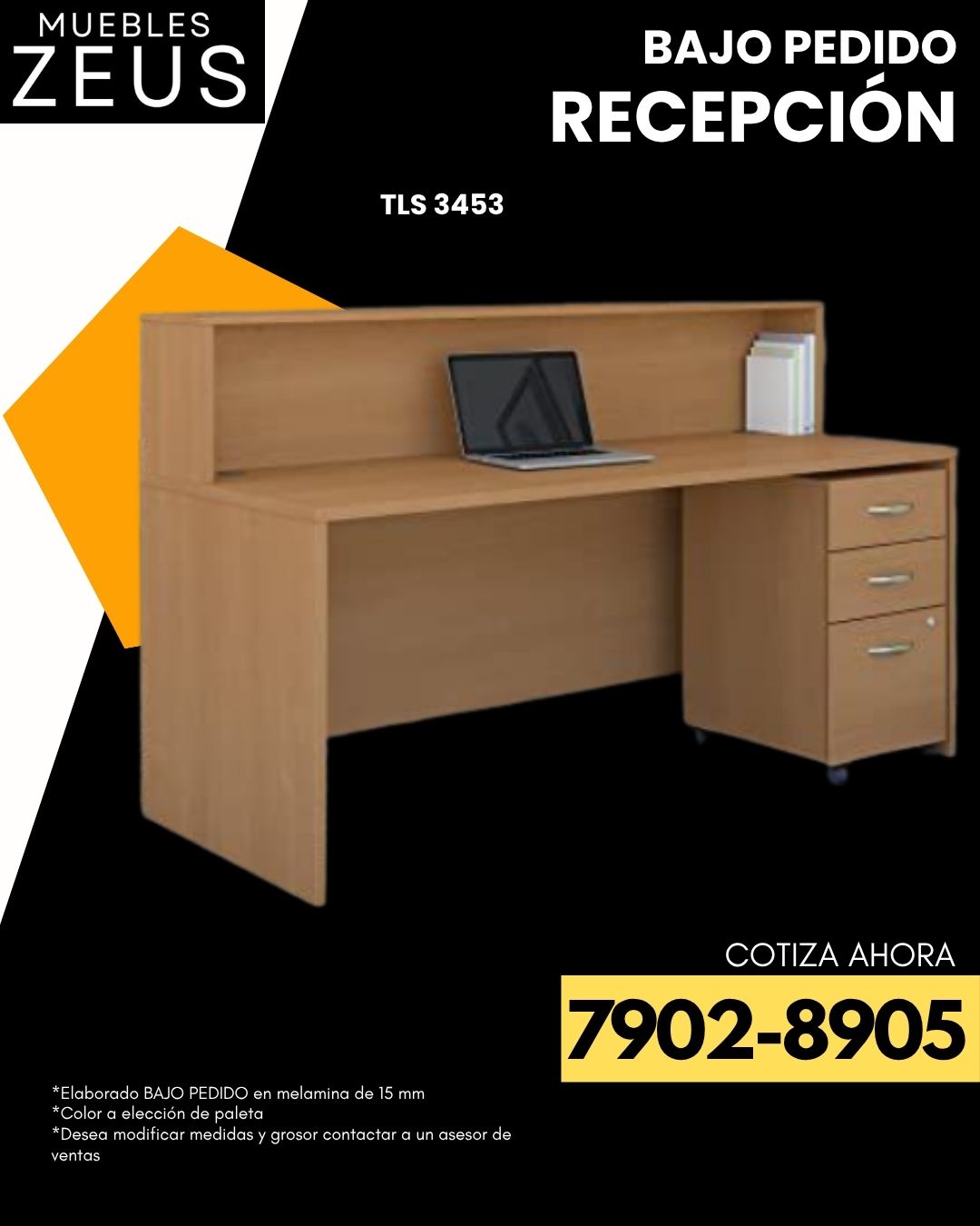 Recepciones a medida en melamina: La primera impresión que vende por ti