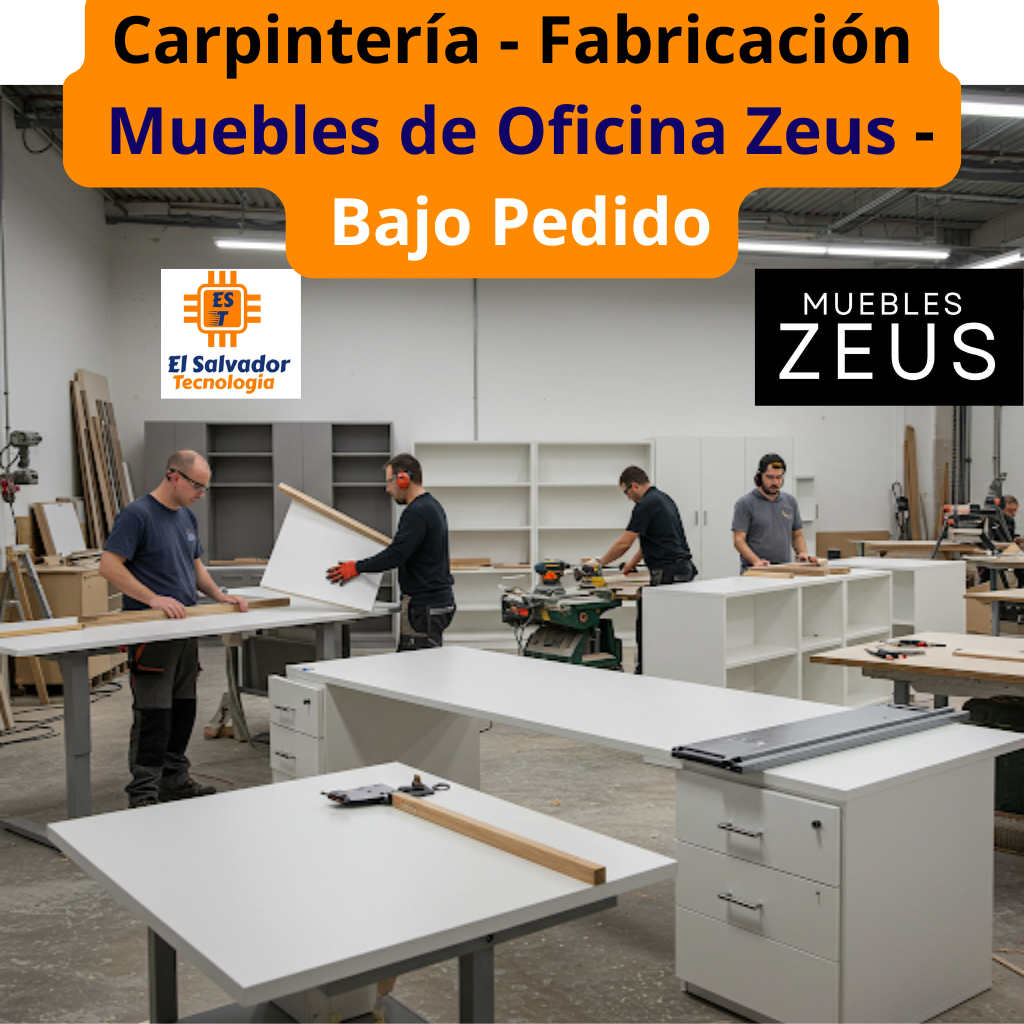 Carpintería y Fabricacion de Muebles de Oficina Zeus El Salvador Tecnologia