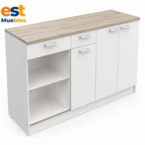 Pantry elegante color blanco-TLS-3502