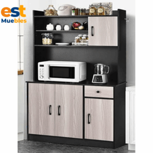 Pantry estètico para cocina color negro-TLS-3504