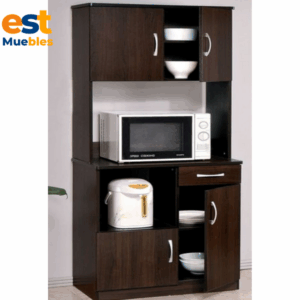 Pantry color cafe hecho de melamina-TLS-3506