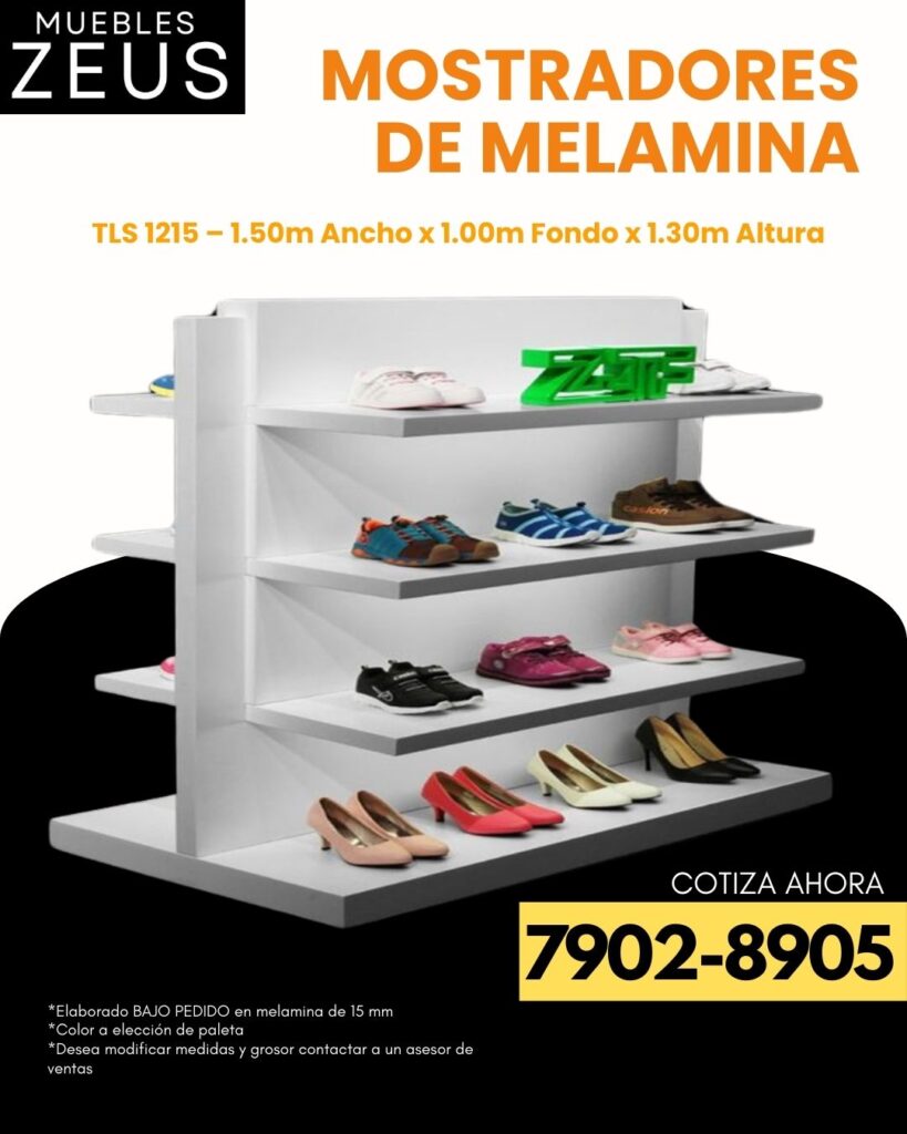  Mostradores de melamina: el primer impacto que convierte miradas en ventas