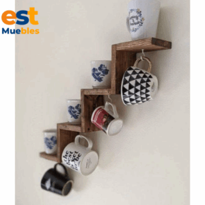 Repisa en forma de escalera para colocar tazas-TLS-6099