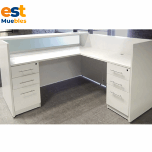 Mostrador para recepcion en forma de L funcional–TLS–3479