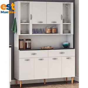 Pantry funcional color blanco para cocina-TLS-3521