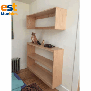 Repisa en melamina para decoraciones-TLS-6073