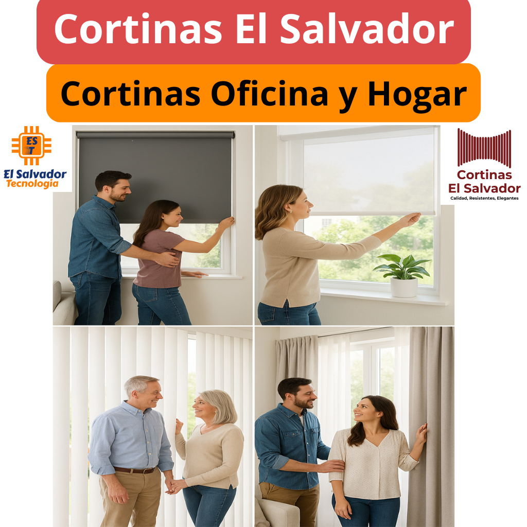 Cortinas El Salvador - Cortinas para Oficina y Hogar - El Salvador Tecnologia