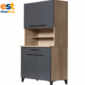 Pantry compacto color negro para cocina-TLS-3527