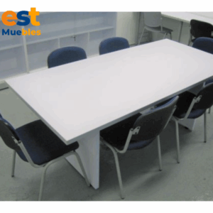 Mesa de reuniones con capacidad de 6 sillas-TLS-6058