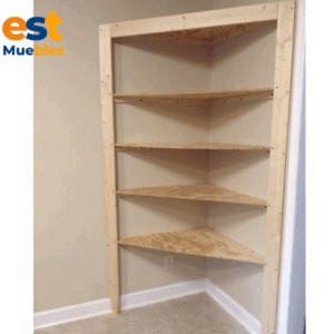 Repisa esquinera de 5 niveles-TLS-6074