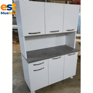 Elegante pantry color blanco para cocina-TLS-3532