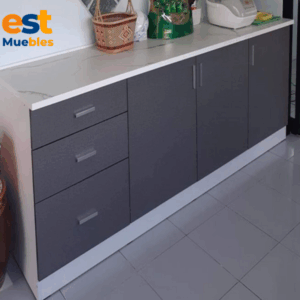Elegante pantry para cocina en melamina-TLS-3539