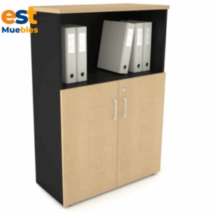Compacto armario para oficina color negro-TLS-3688