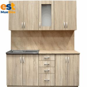 Pantry en melamina multifuncional para cocina-TLS-3547