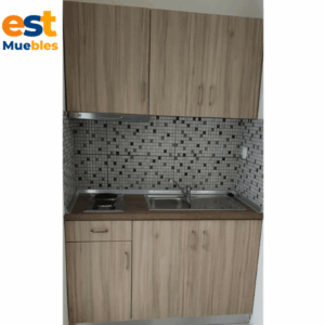 Pantry en melamina de 2 piezas para cocina-TLS-3555