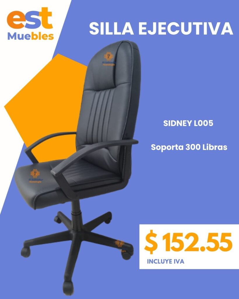 Sillas gerenciales: Liderazgo también se sienta con estilo
