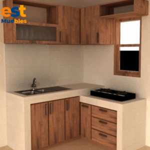 Estetico pantry en melamina para cocina-TLS-3569