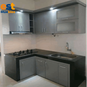 Pantry en melamina de 2 piezas para cocina-TLS-3573