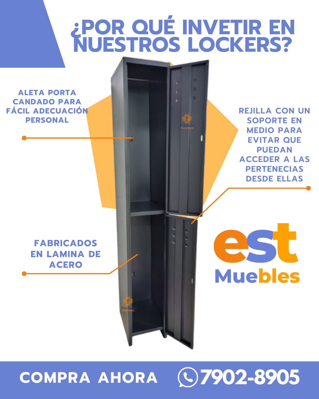 Lockers metálicos: seguridad con estilo para tu equipo