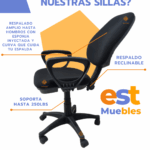 Compra sillas de oficina ergonómicas en El Salvador