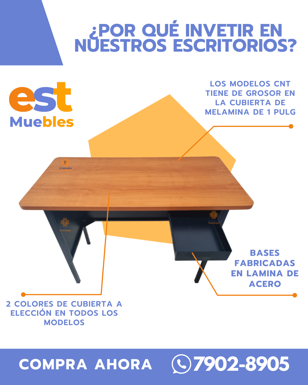¿Por qué elegir un escritorio con base metálica es una decisión inteligente?