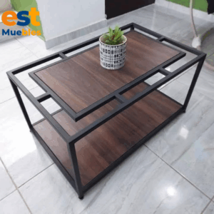 Mesa decorativa para sala de estructura metalica-TLS-4048
