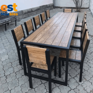 Comedor para 12 sillas de estructura metalica-TLS-4050