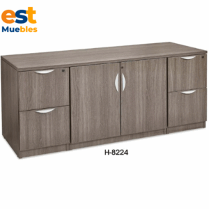 Credenza de 4 gavetas y 2 puertas abatibles-TLS-4016