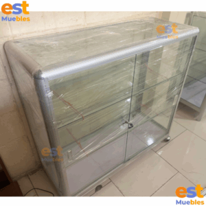 Vitrina alta de para área con rodos