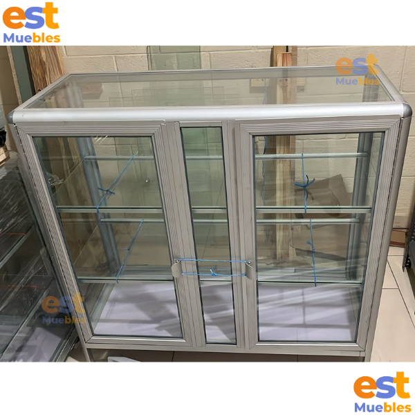 Vitrina alta de para área de puertas abatibles