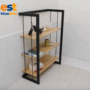 Estante de 3 niveles de estructura metalica-TLS-4068