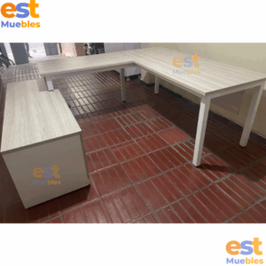 Escritorio GERENCIAL en C Multi Usos - CNT 30-14227 - 1.80m x 2.155 m Ancho x 0.77m Altura