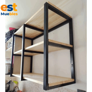 Repisa aerea en estructura metalica de 3 niveles-TLS-4040