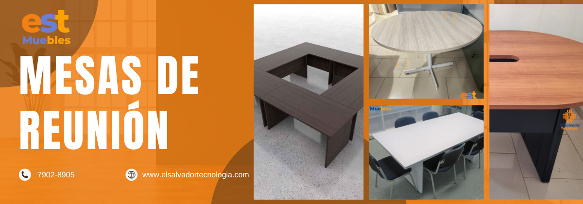 Mesas de Reunión y Conferencia - Mesa de Juntas El Salvador